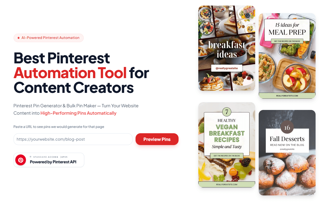 AI Pinterest Pin Generator screenshot 1
