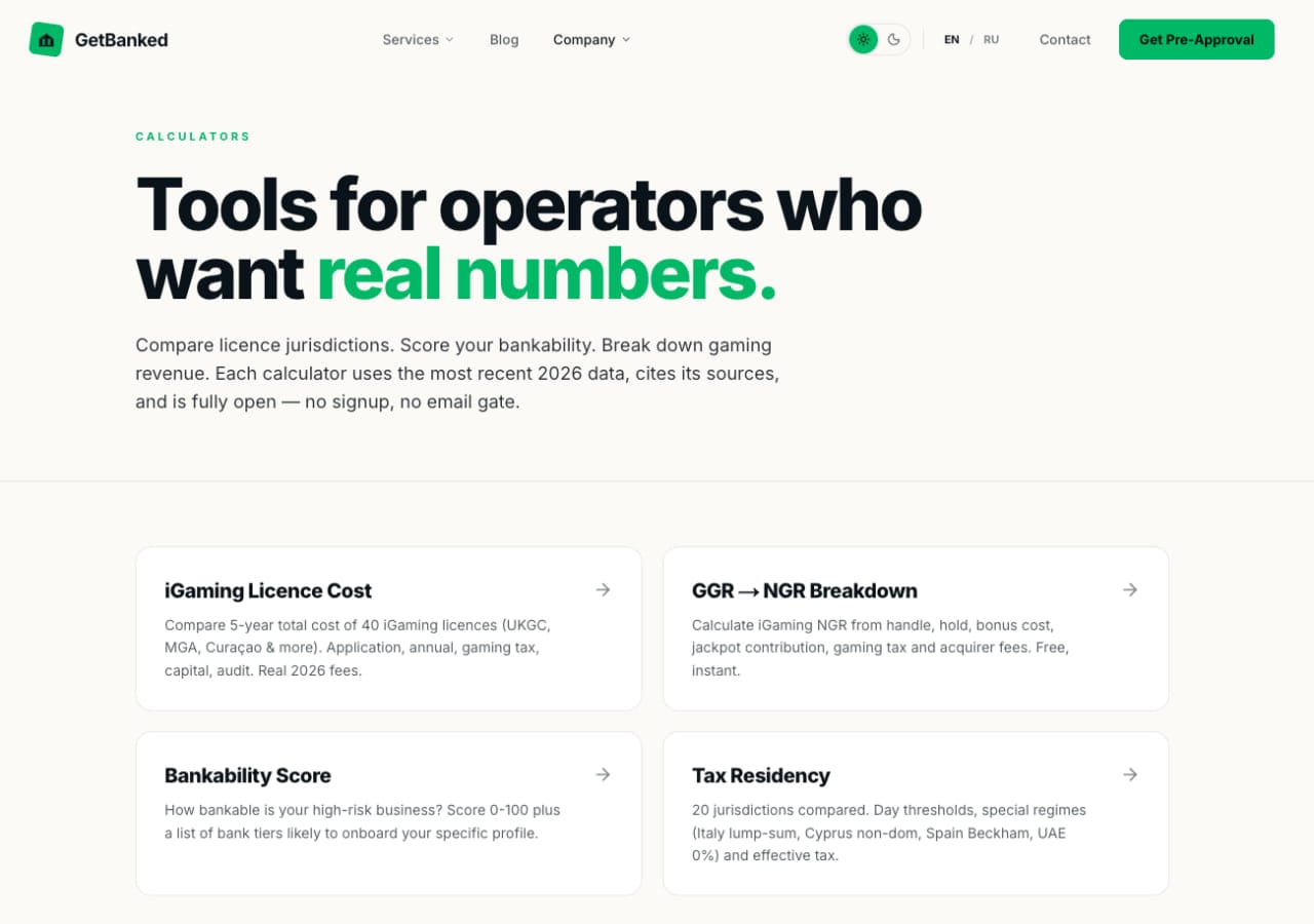 GetBanked Calculators screenshot 1