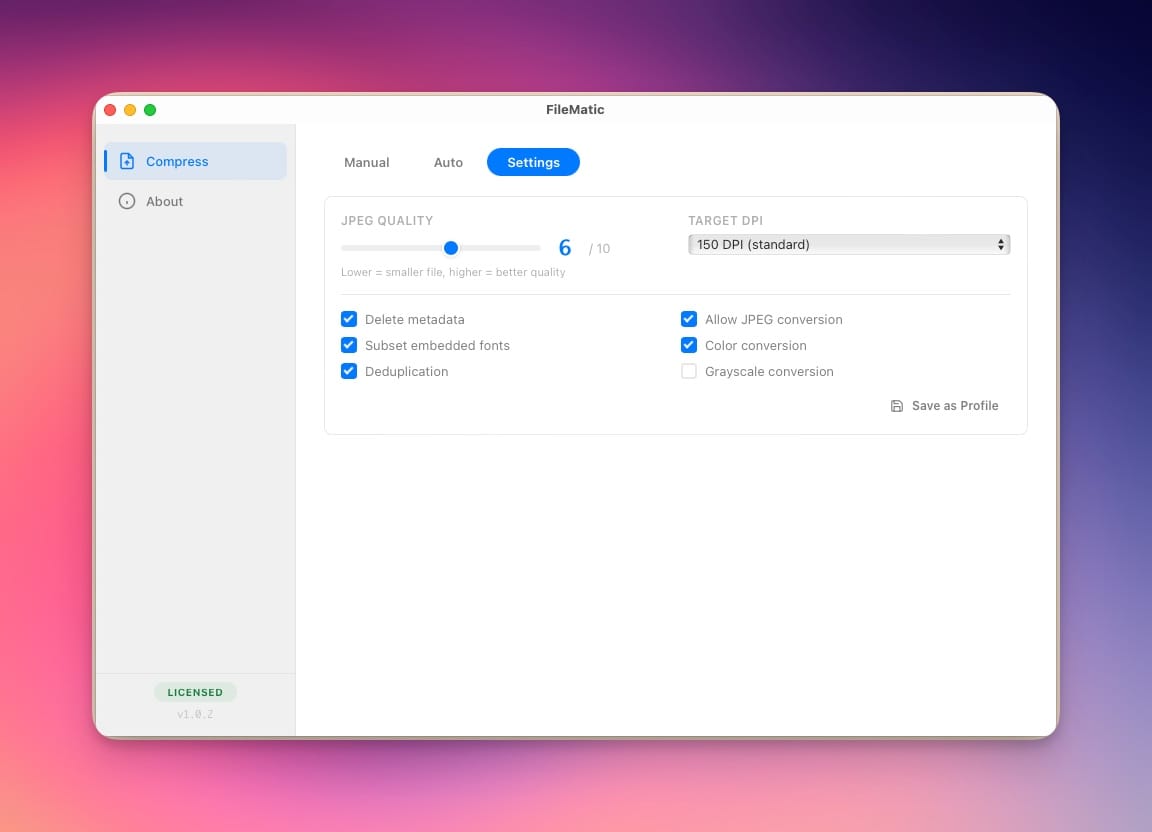 FileMatic screenshot 1