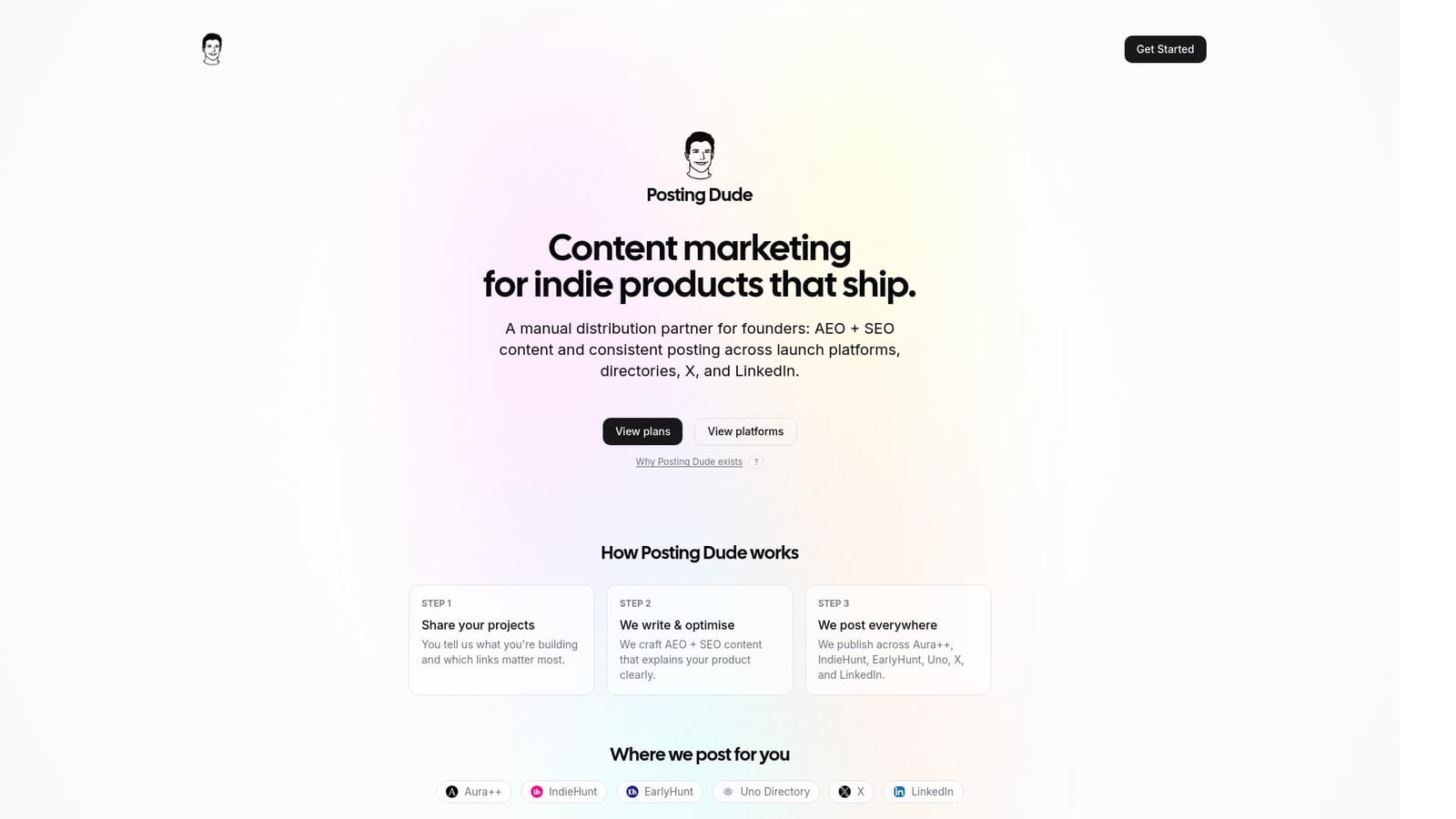 Posting Dude screenshot 1