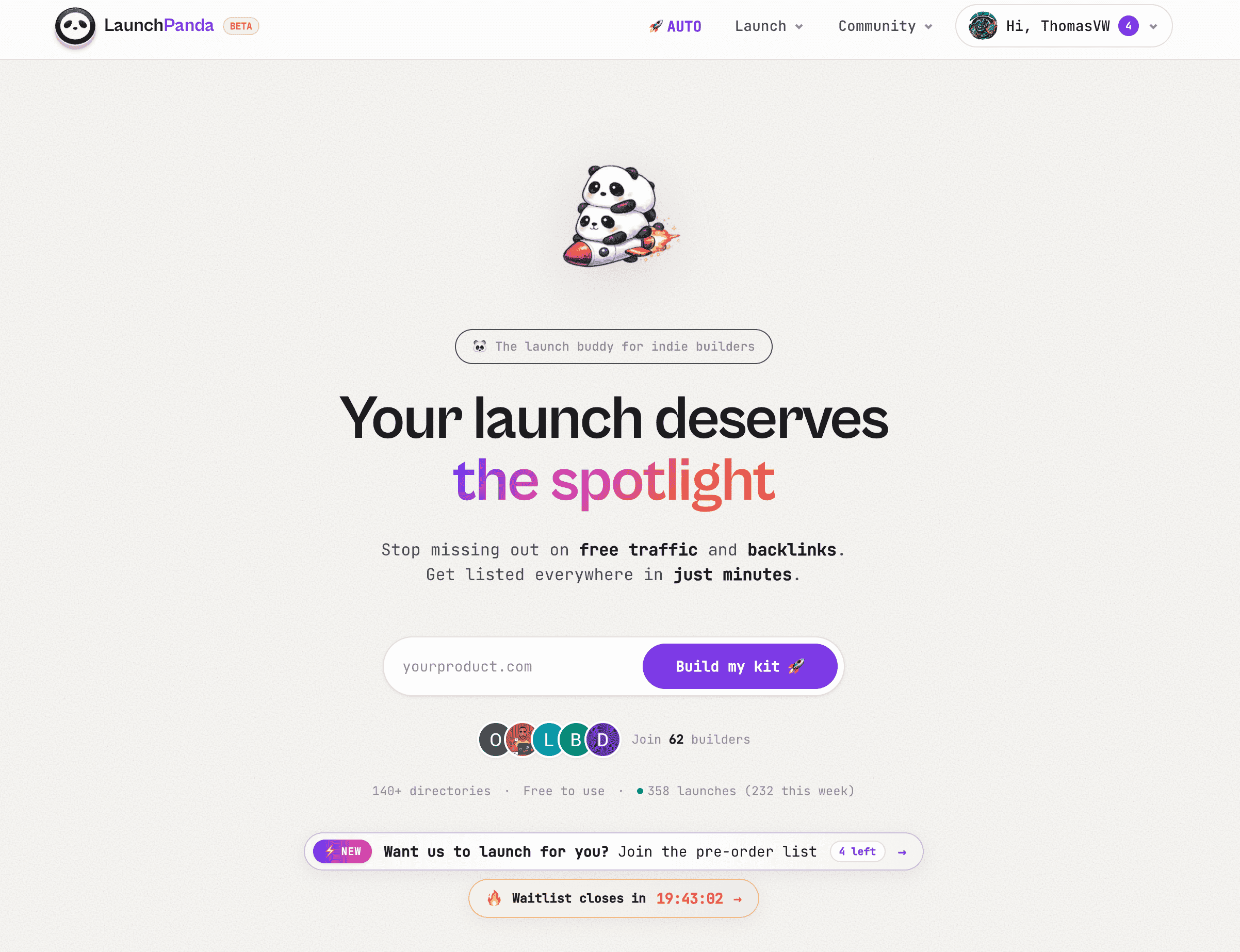Launch Panda screenshot 1