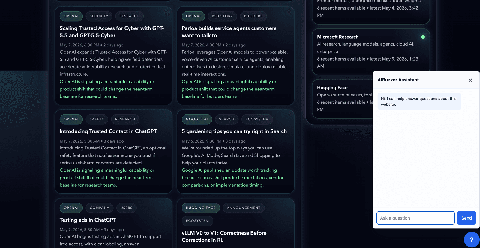 AIBuzzer screenshot 1