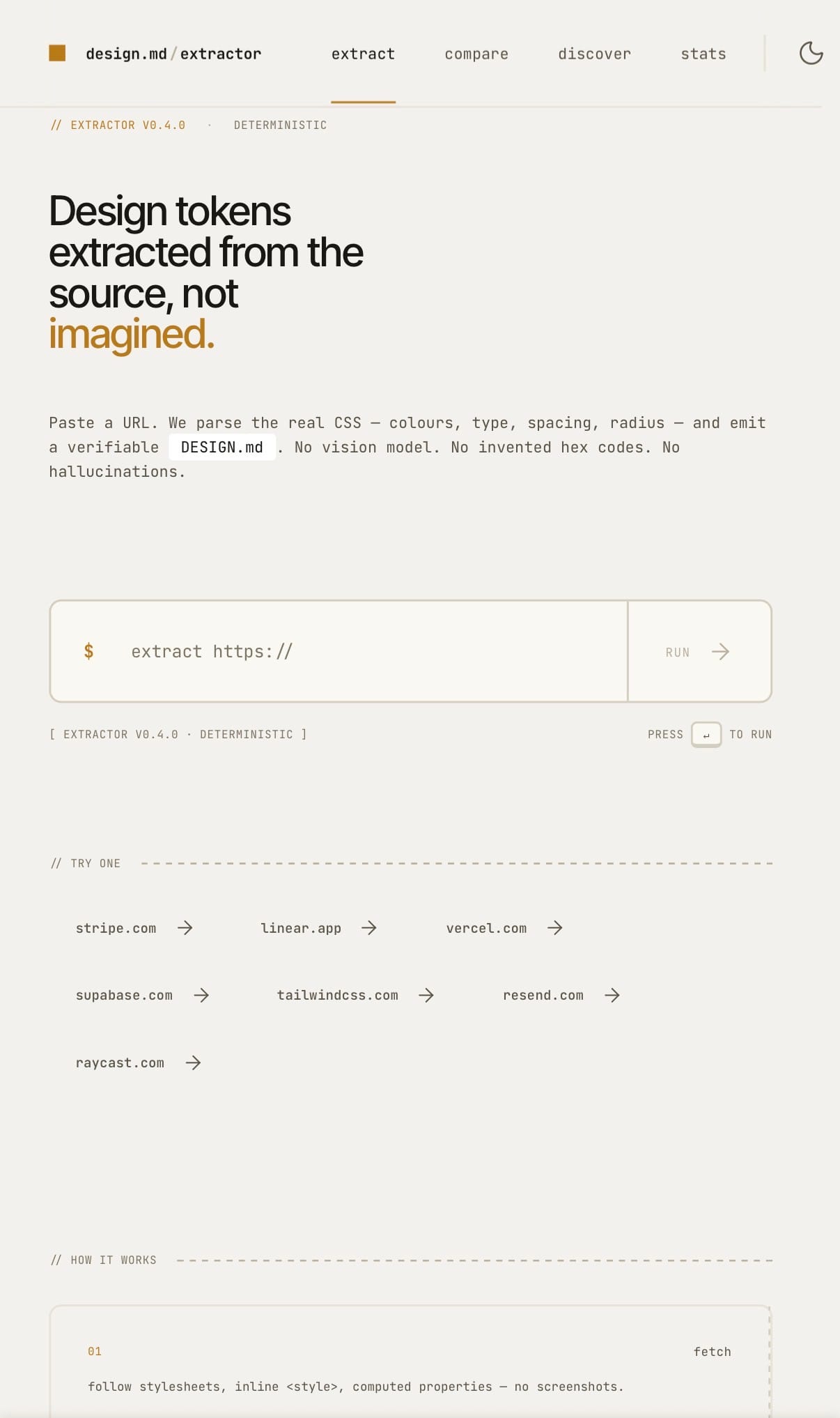 design.md/extractor screenshot 1