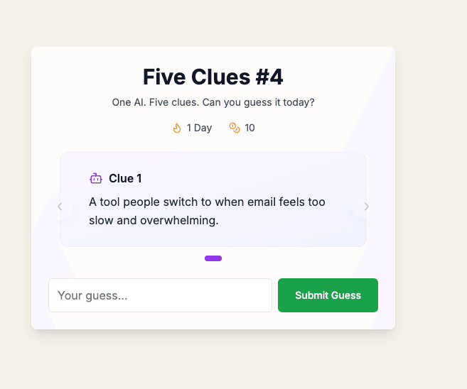 Five Clues screenshot 1