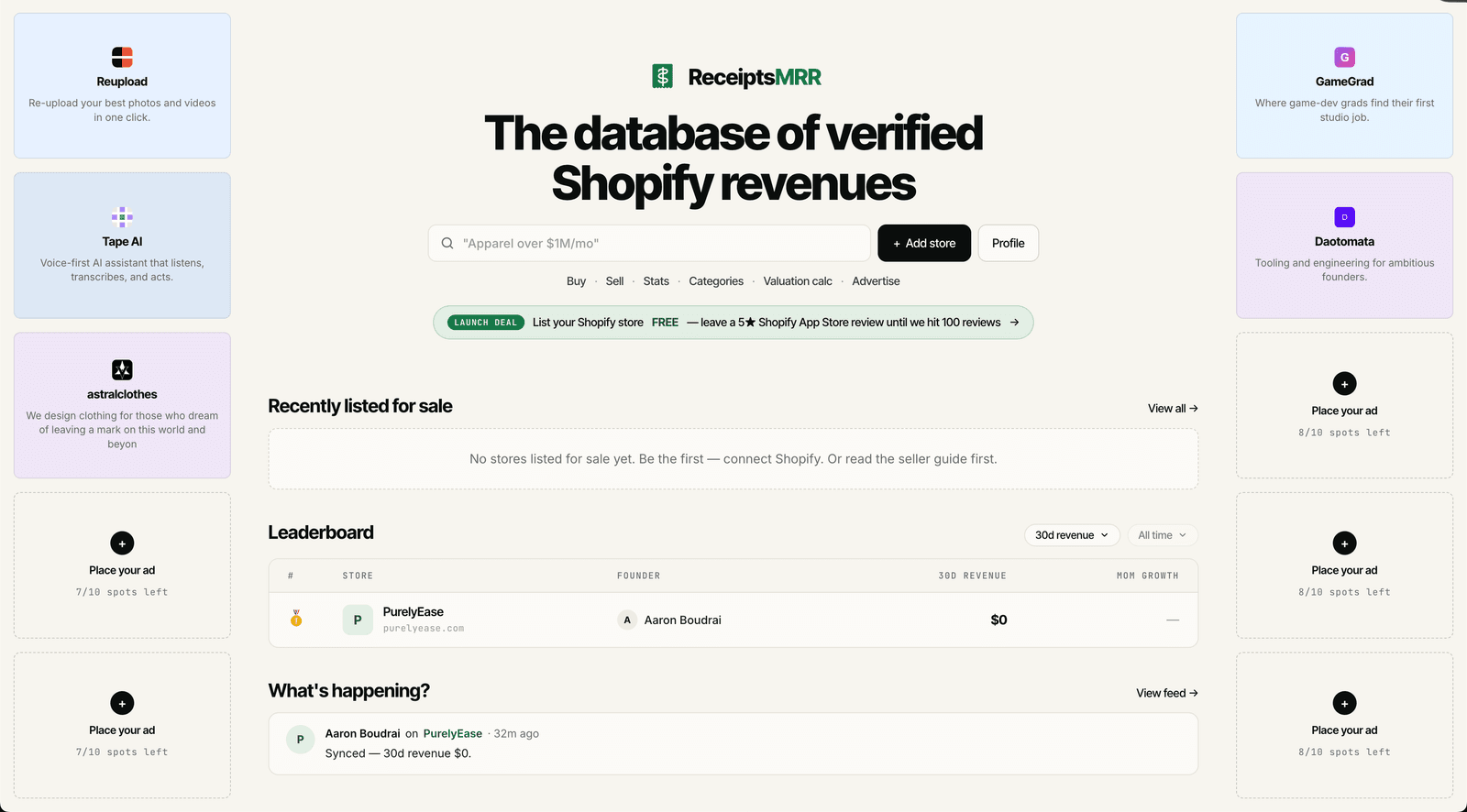 ReceiptsMRR screenshot 1