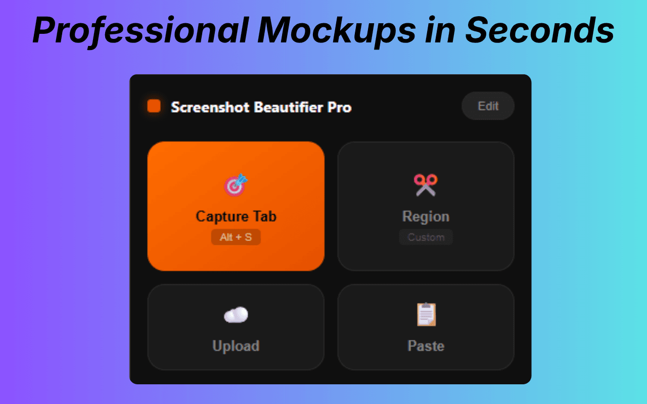 Screenshot Beautifier Pro screenshot 1