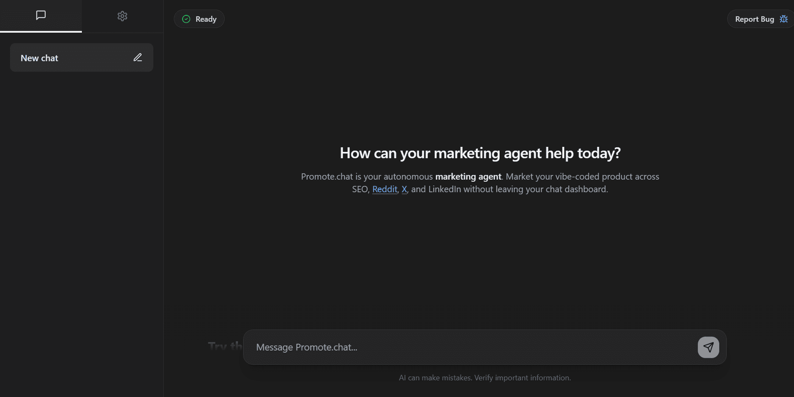 Promote.chat screenshot 1
