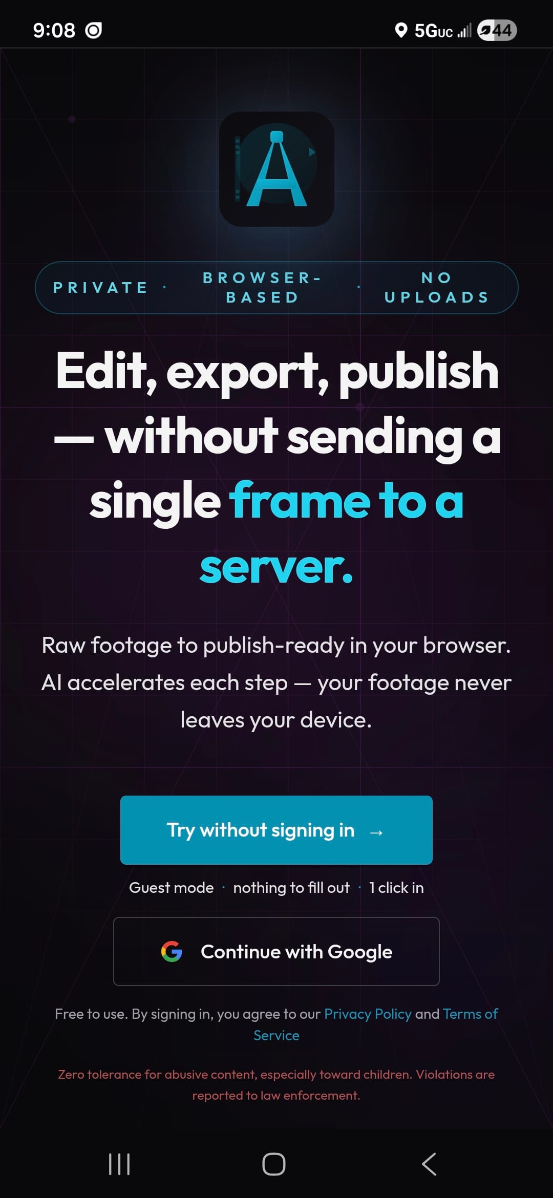 AetherCut screenshot 1