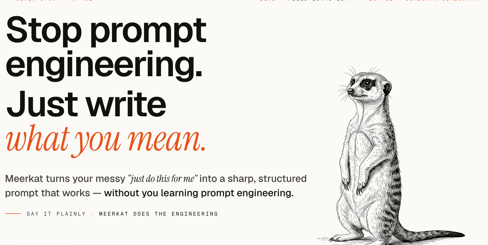 Meerkat screenshot 1