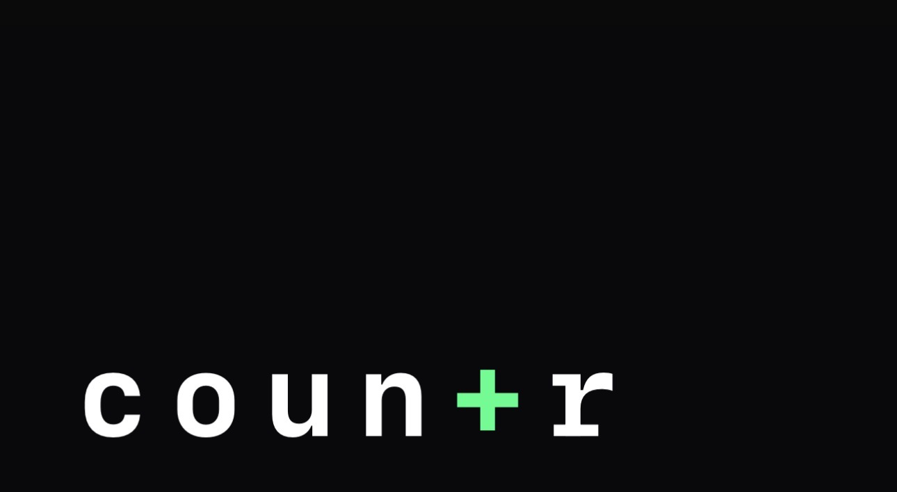 coun+r logo