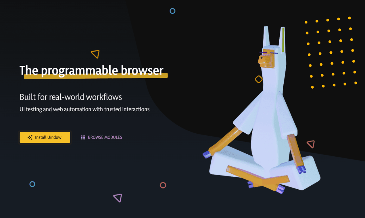 Uindow screenshot 1