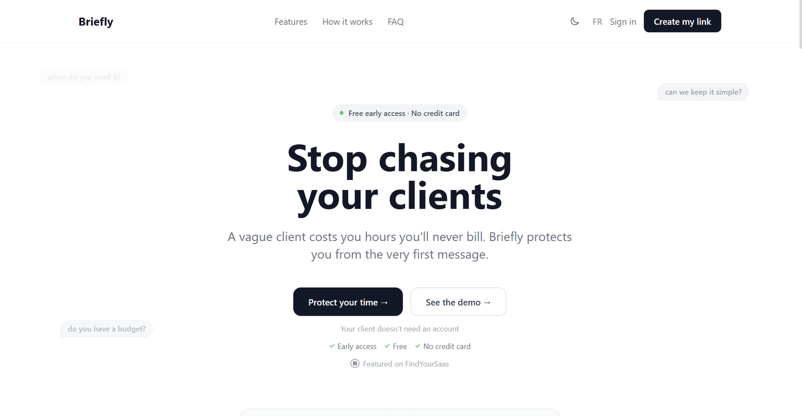 Briefly screenshot 1