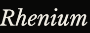 Rhenium logo
