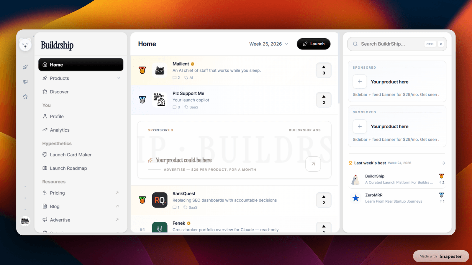 Buildrship screenshot 1