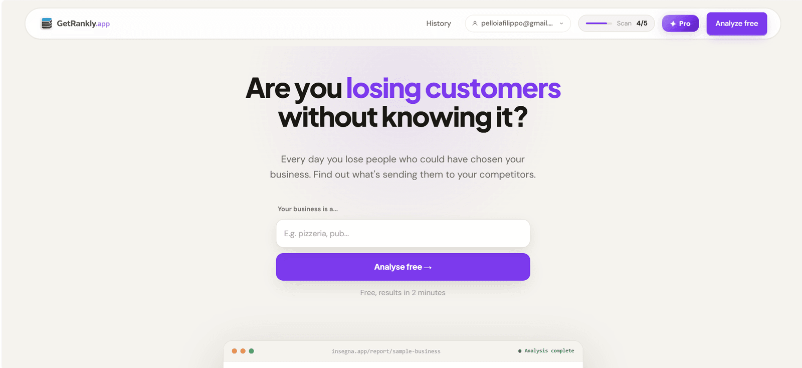 GetRankly.app screenshot 1
