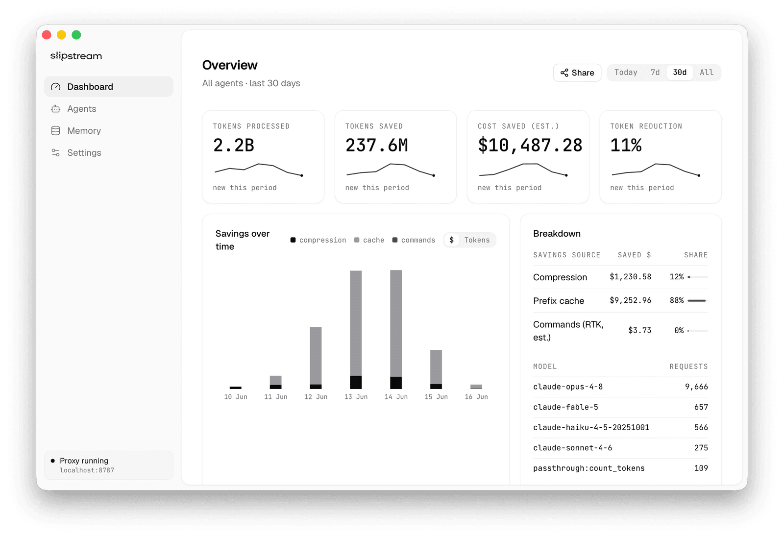 Slipstream screenshot 1