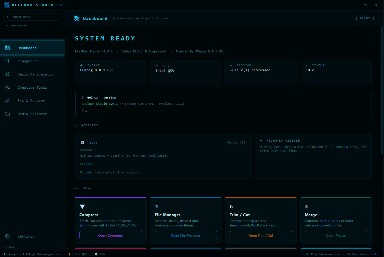 ReelNox Studio screenshot 1