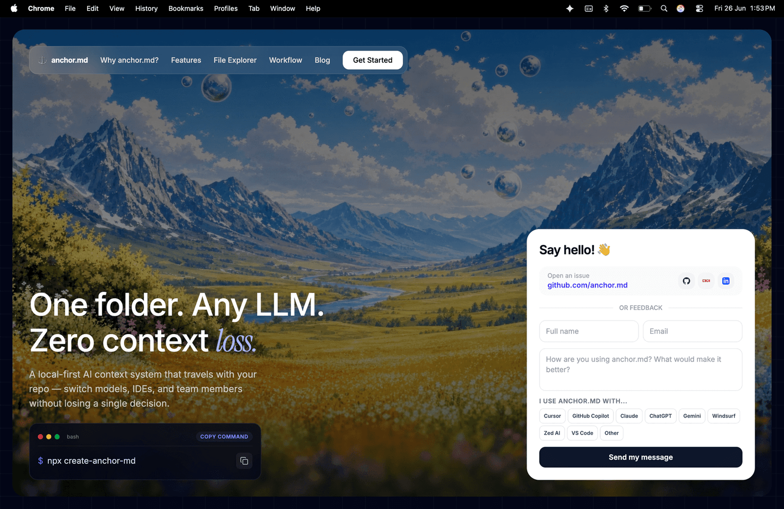 anchor.md screenshot 1