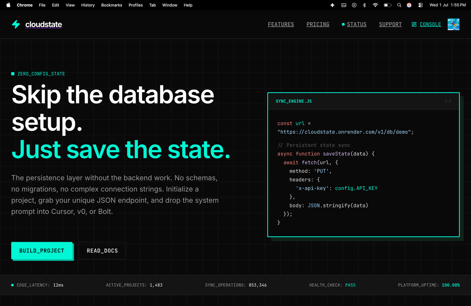 CloudState screenshot 1