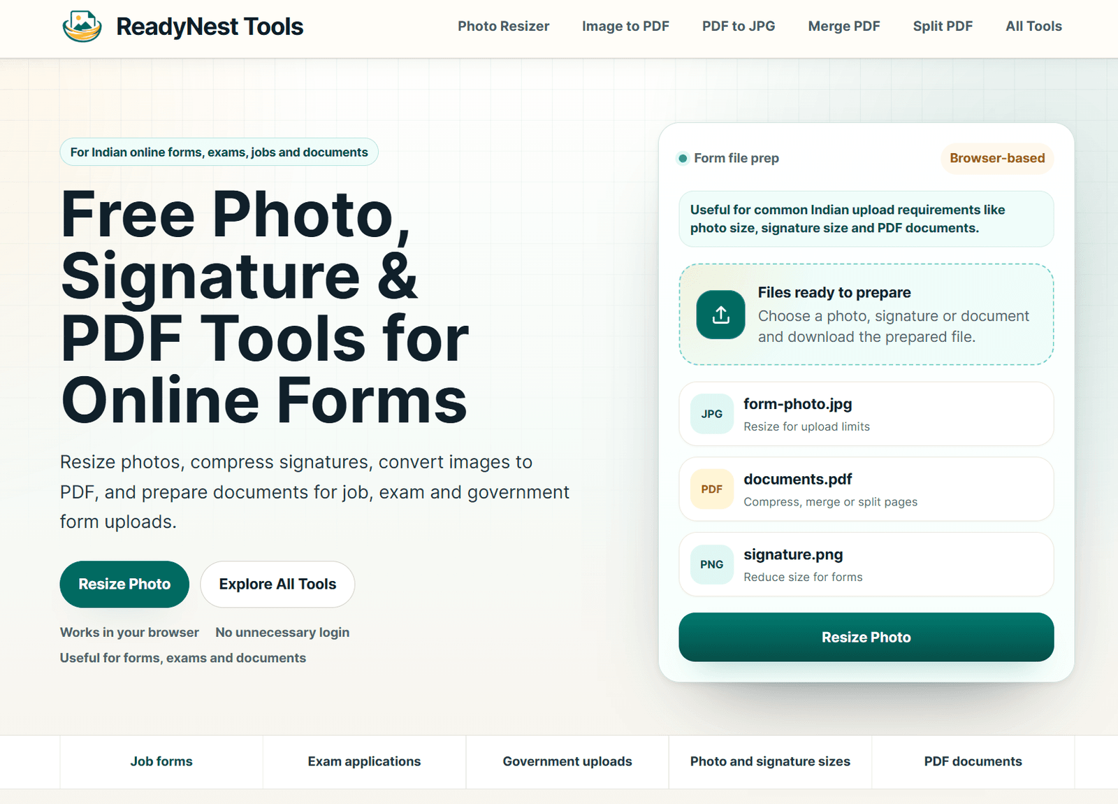 ReadyNest Tools screenshot 1