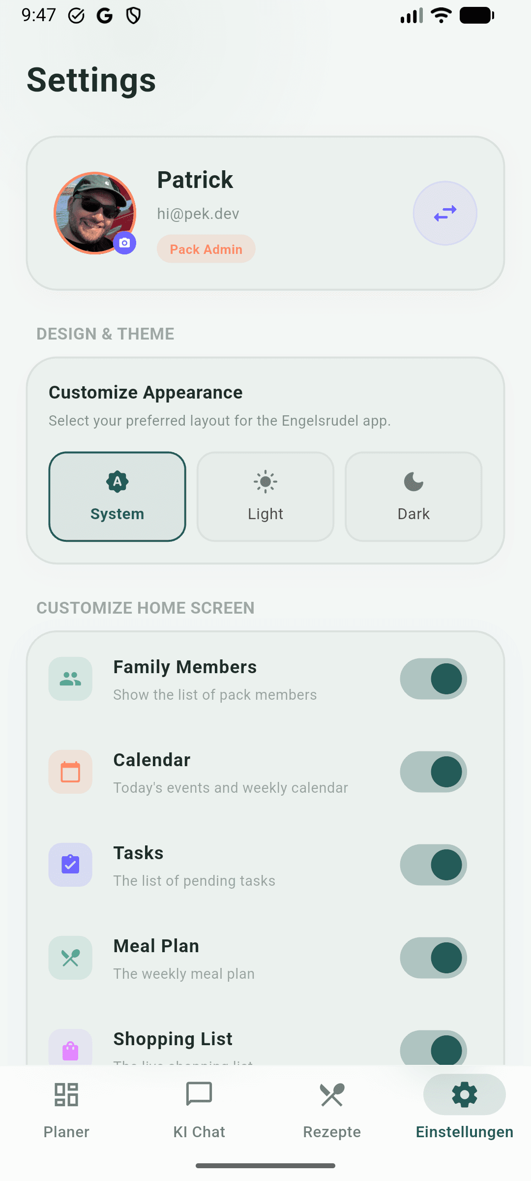 Pack Planner screenshot 1