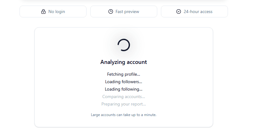 Nonfollower screenshot 1