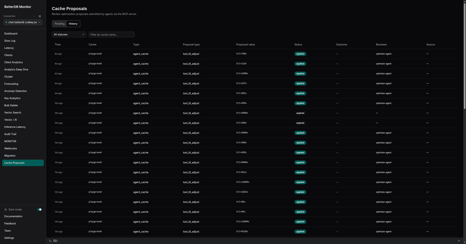 BetterDB screenshot 1