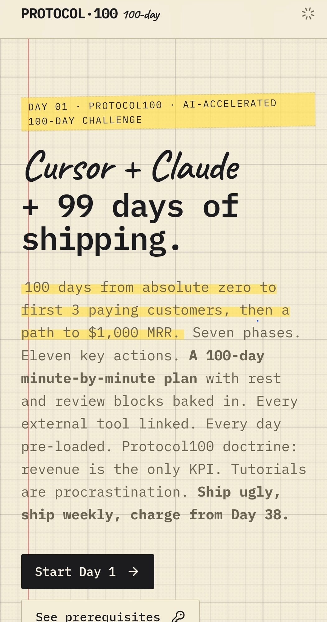 Protocol100 screenshot 1