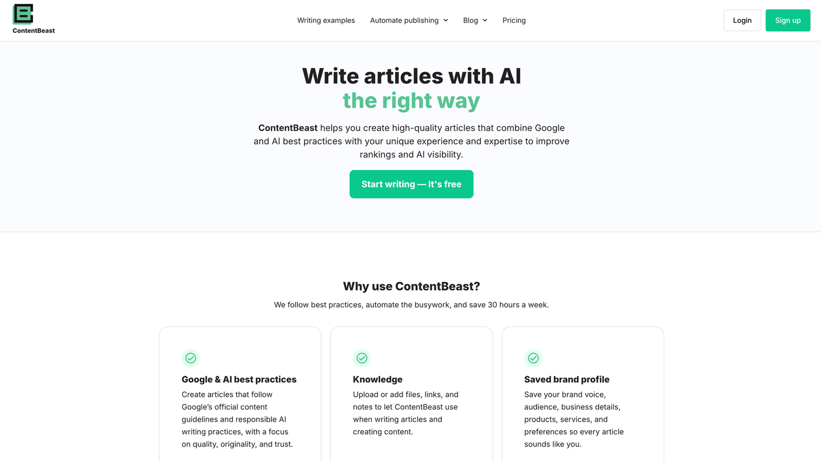 ContentBeast screenshot 1