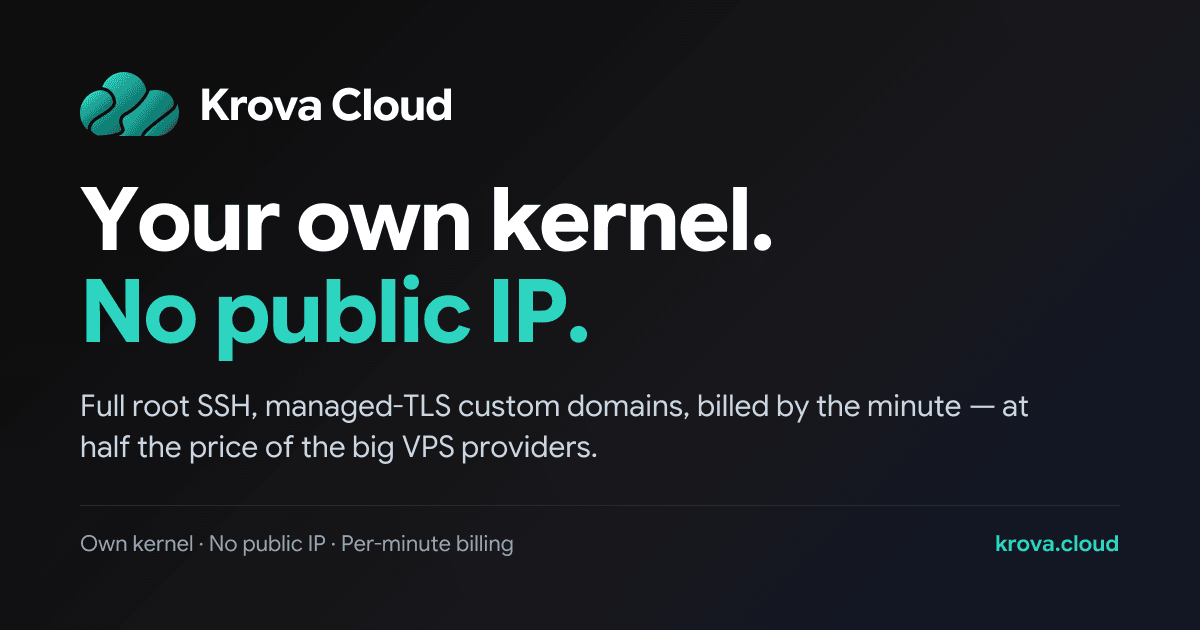 Krova Cloud screenshot 1