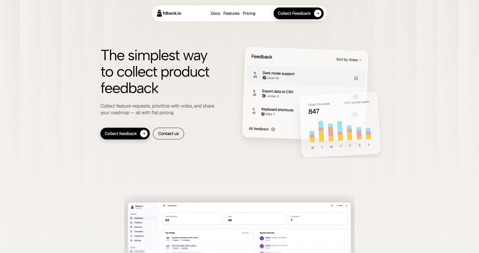 Fdback - Customer Feedback & Roadmaps screenshot 1