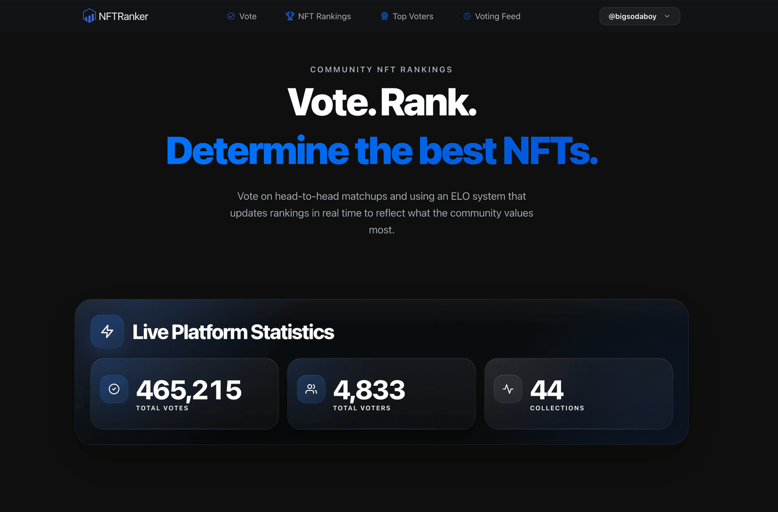 NFTRanker screenshot 1