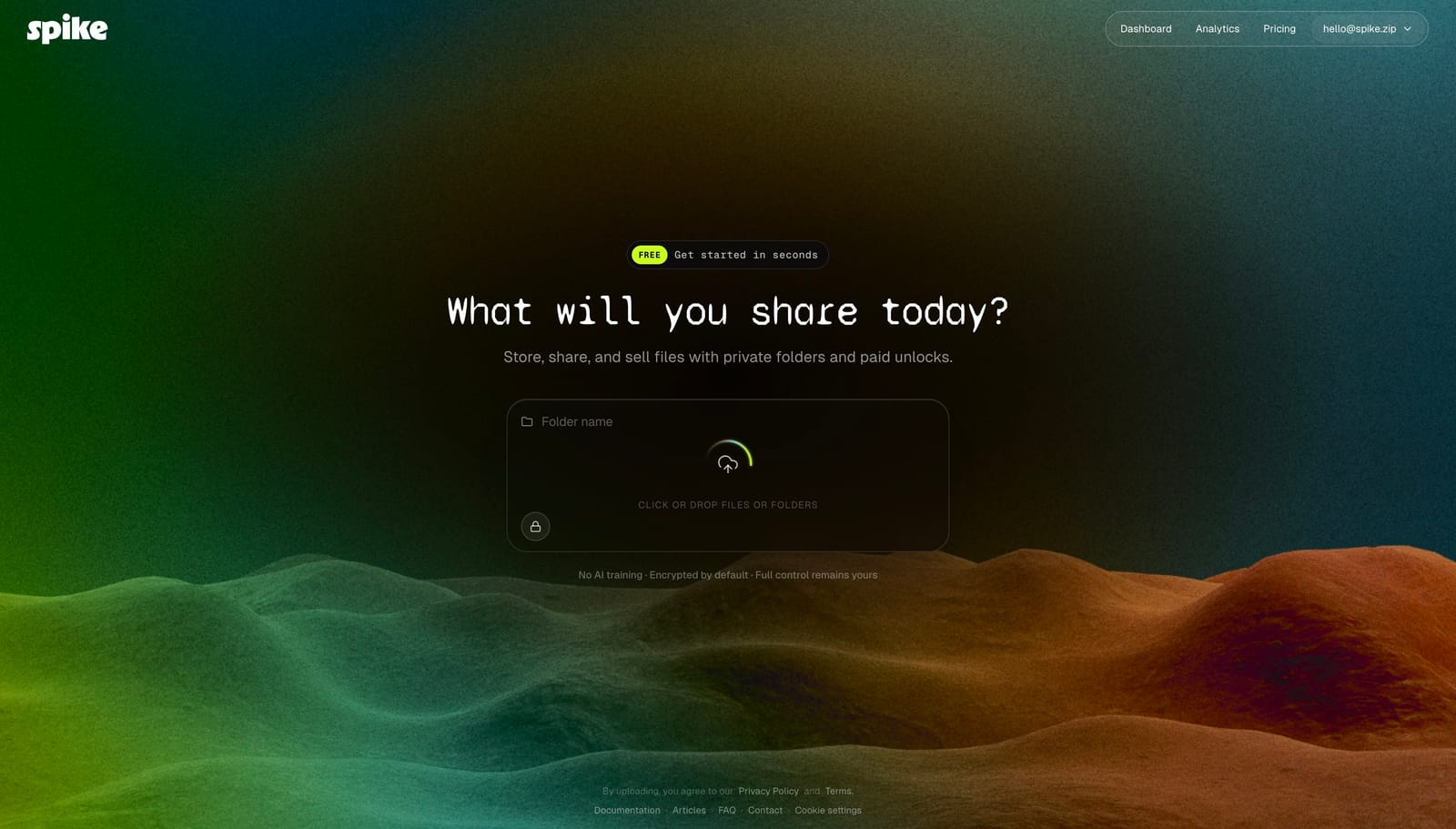 Spike screenshot 1