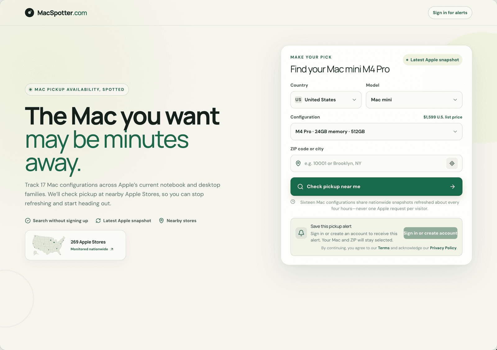 MacSpotter screenshot 1