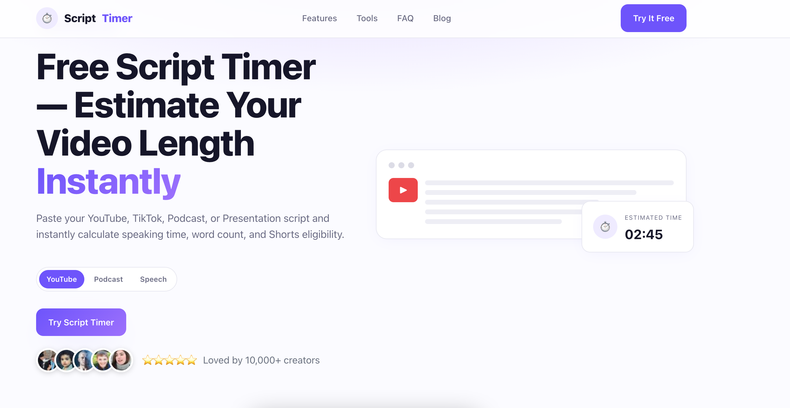 ScriptTimer logo