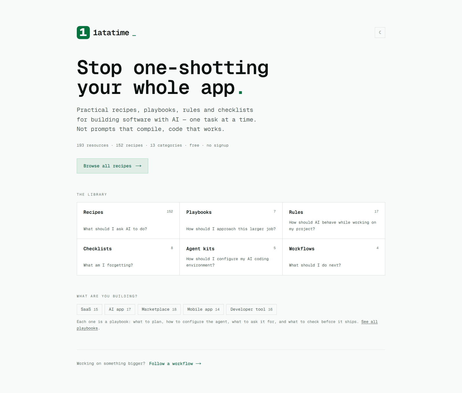 1atatime screenshot 1