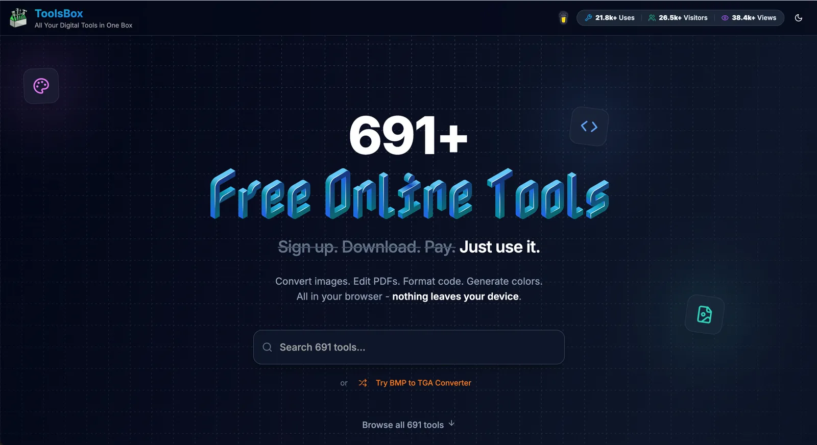 ToolsBox screenshot 1