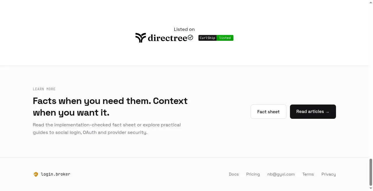 Login Broker screenshot 1