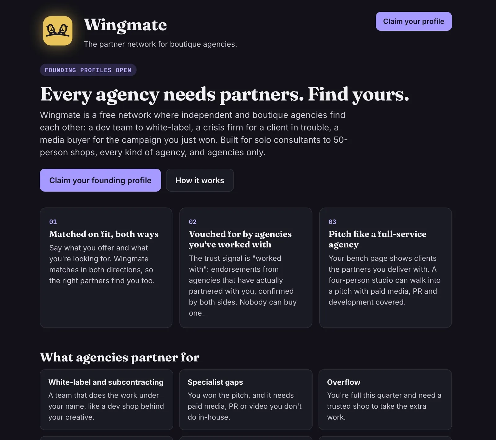 Wingmate by Peregrine OS screenshot 1