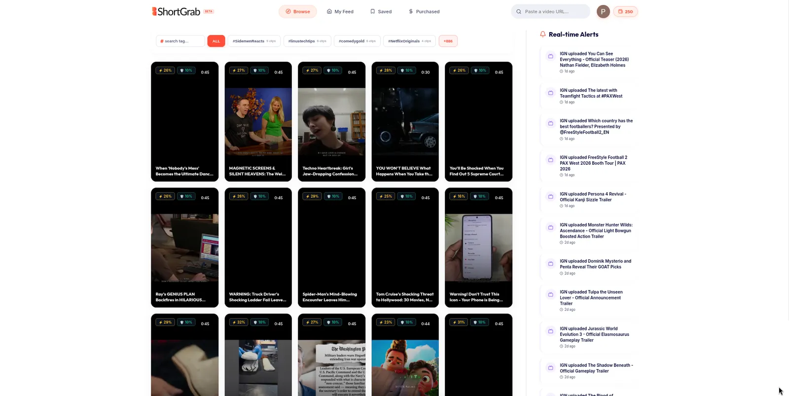 ShortGrab screenshot 1