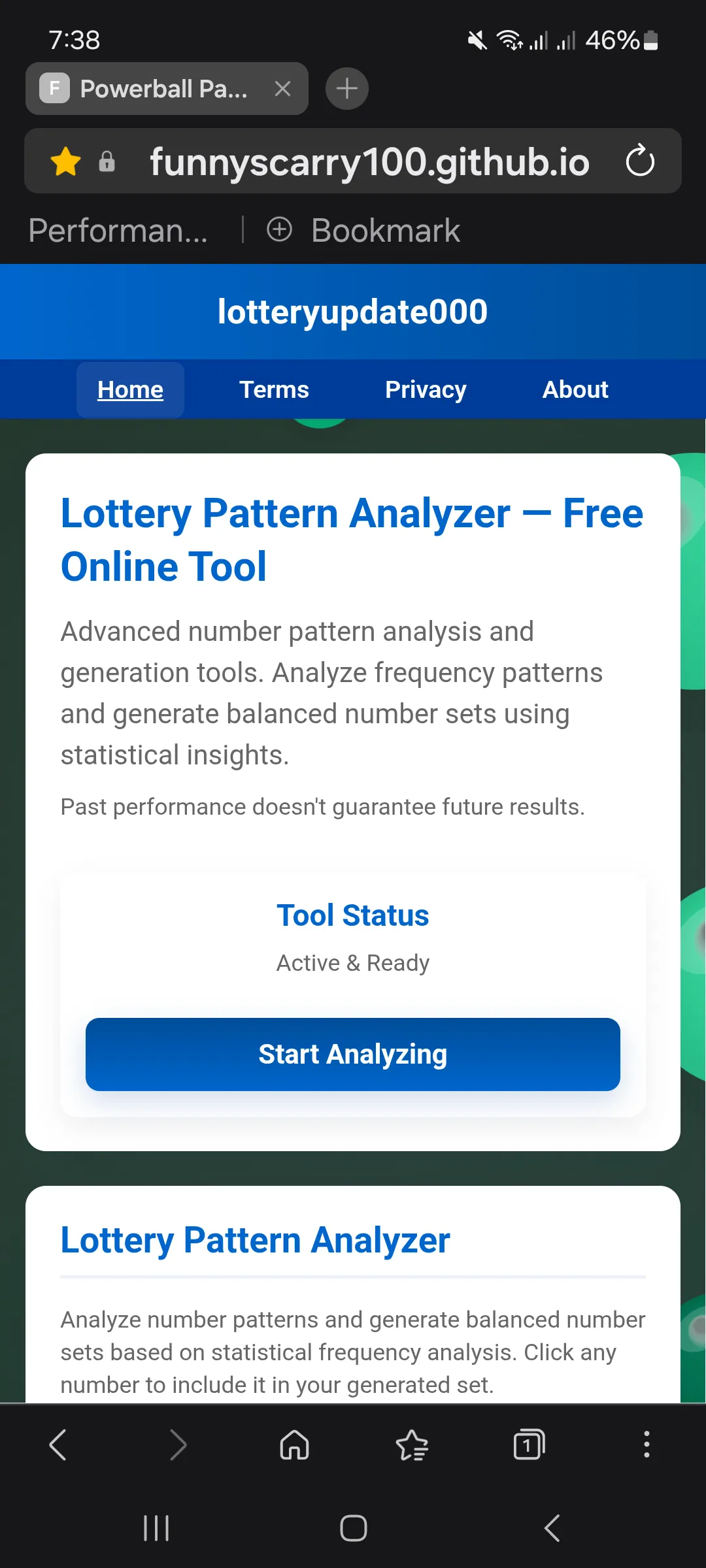 Lotteryupdate000 screenshot 1