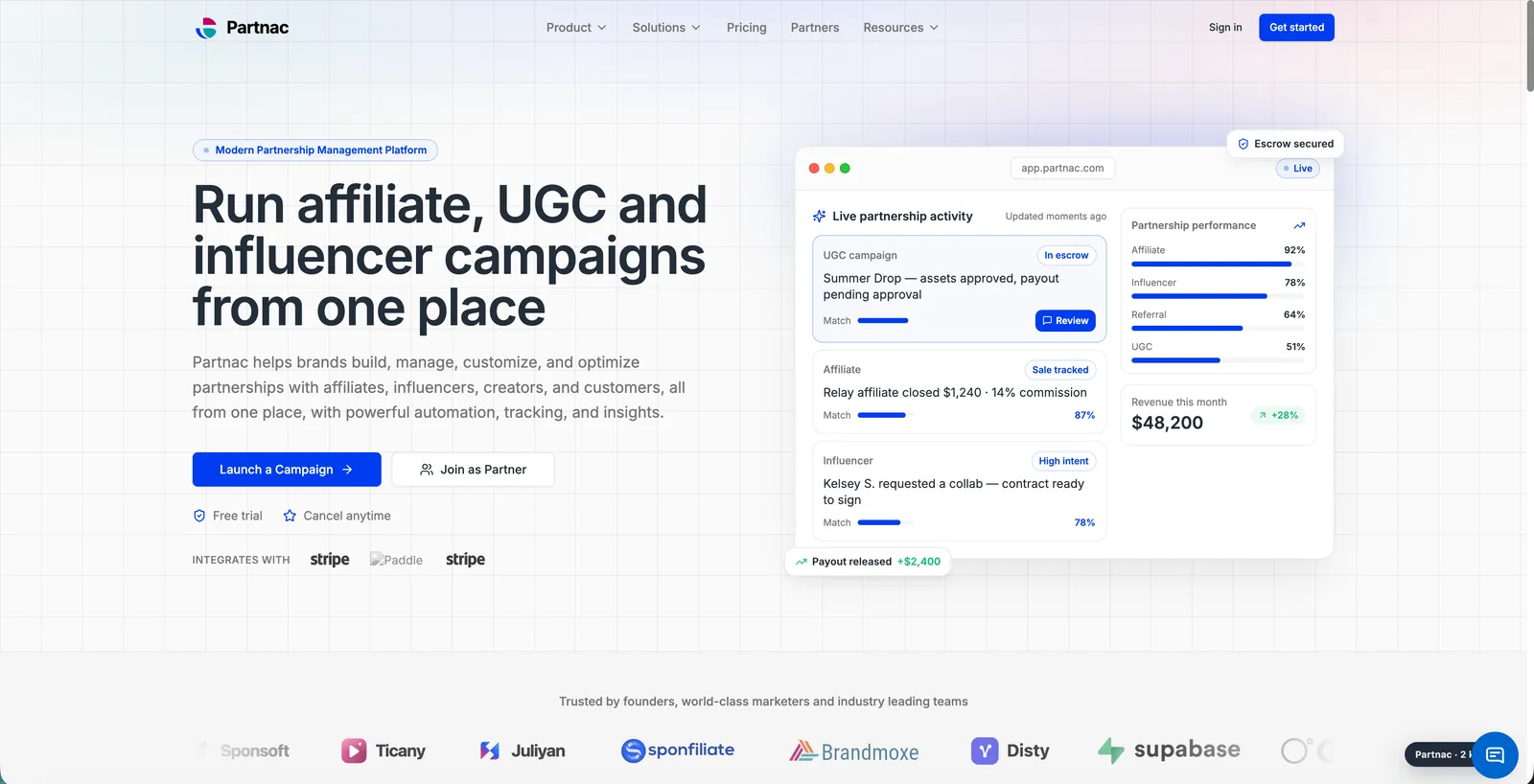 Partnac screenshot 1