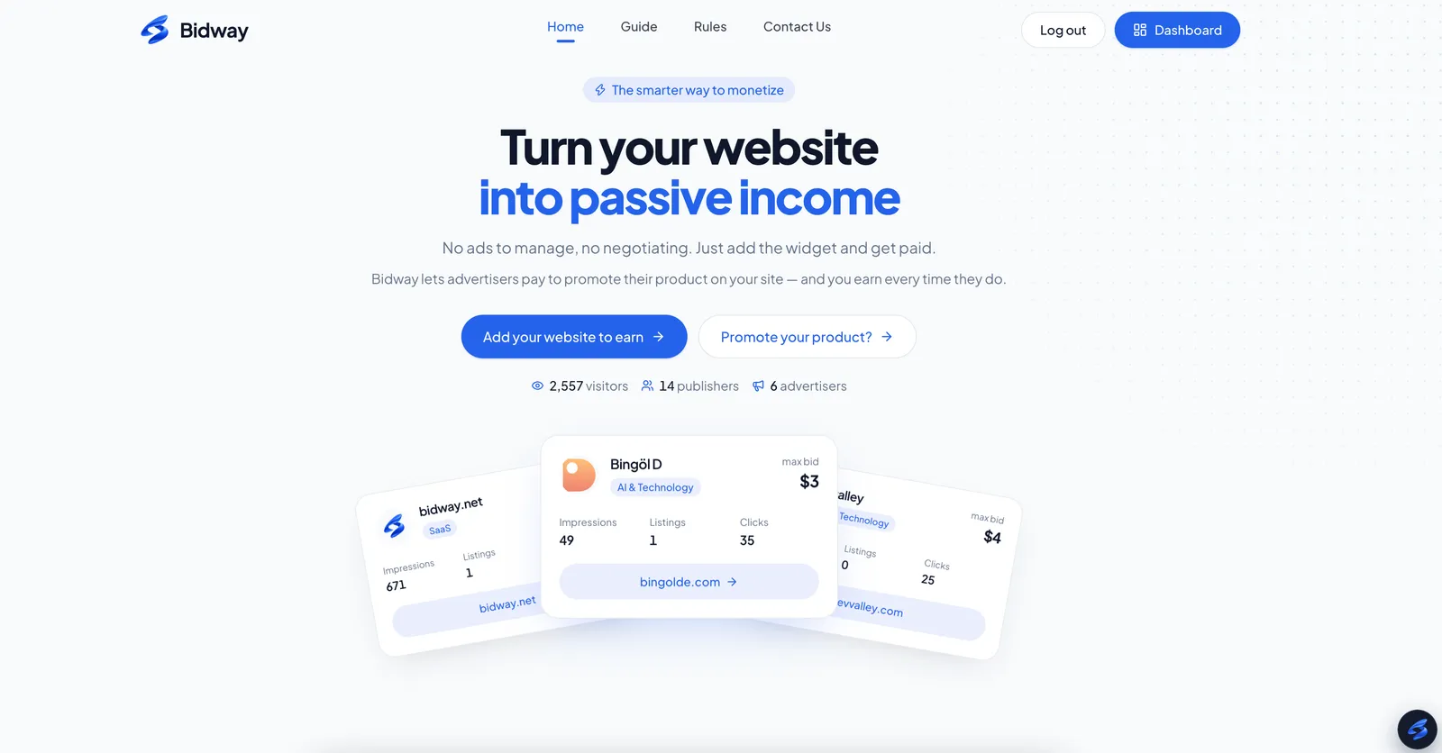 Bidway screenshot 1