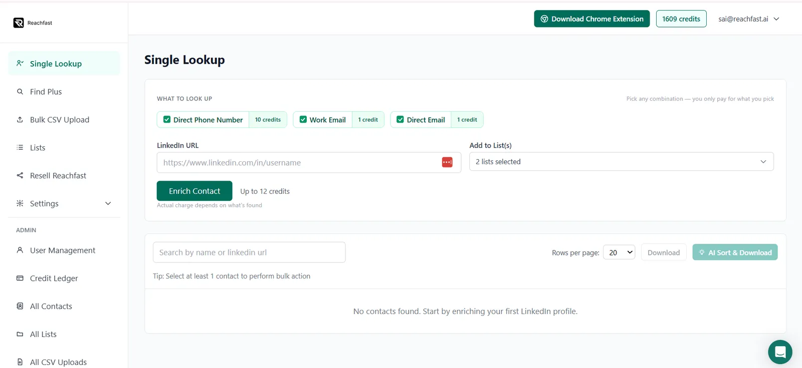 ReachFast screenshot 1