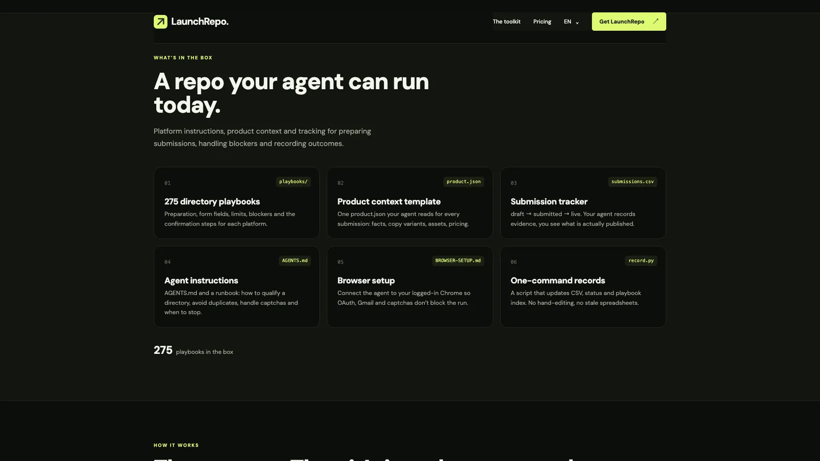LaunchRepo screenshot 1