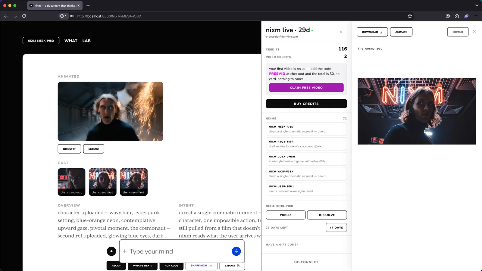 nixm screenshot 1