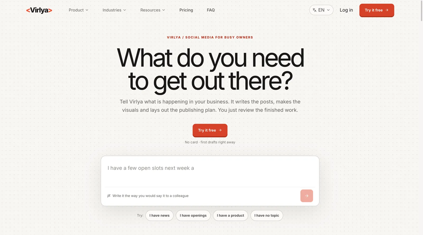 Virlya screenshot 1