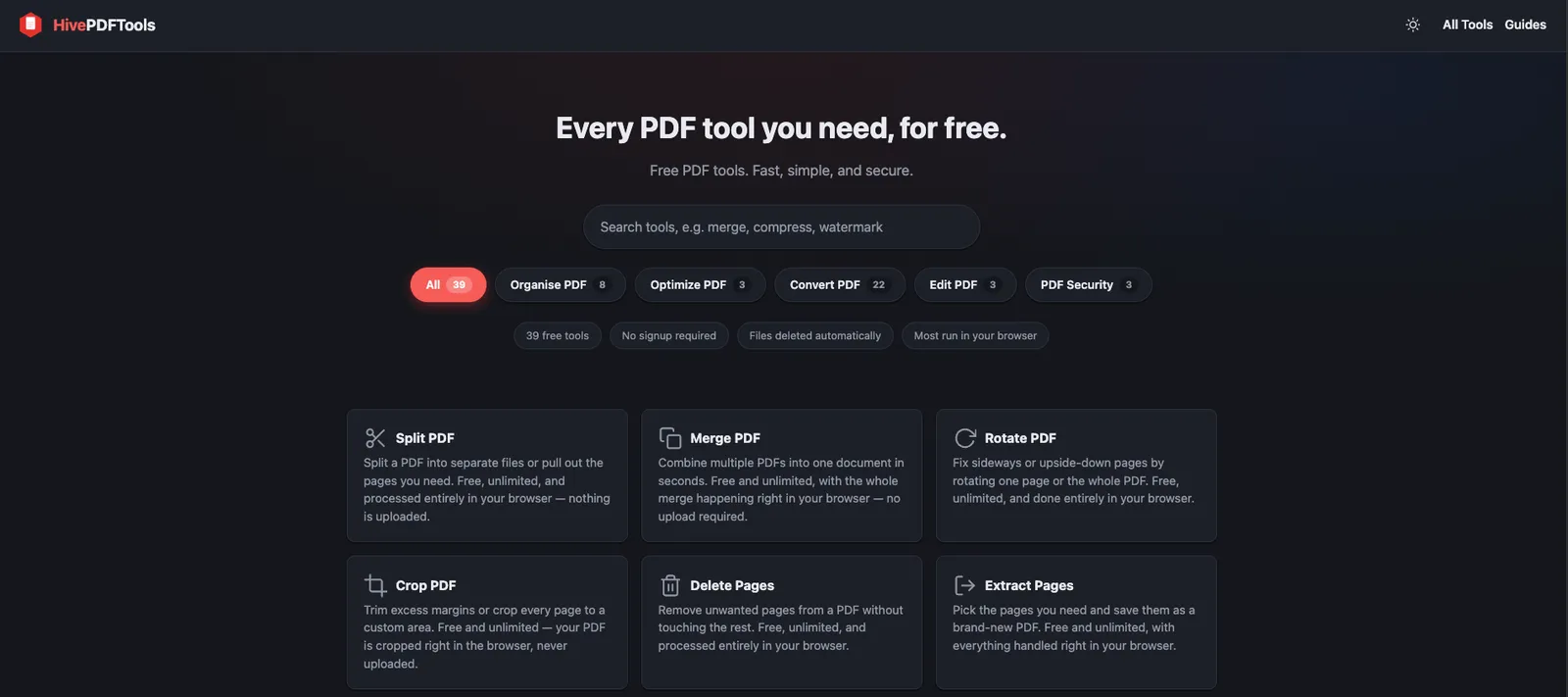 HivePDFTools screenshot 1