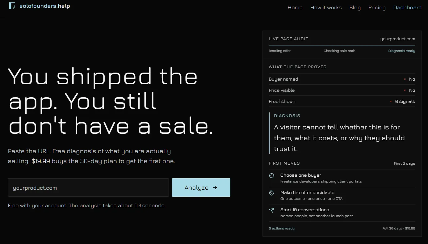 Solofounders.help screenshot 1