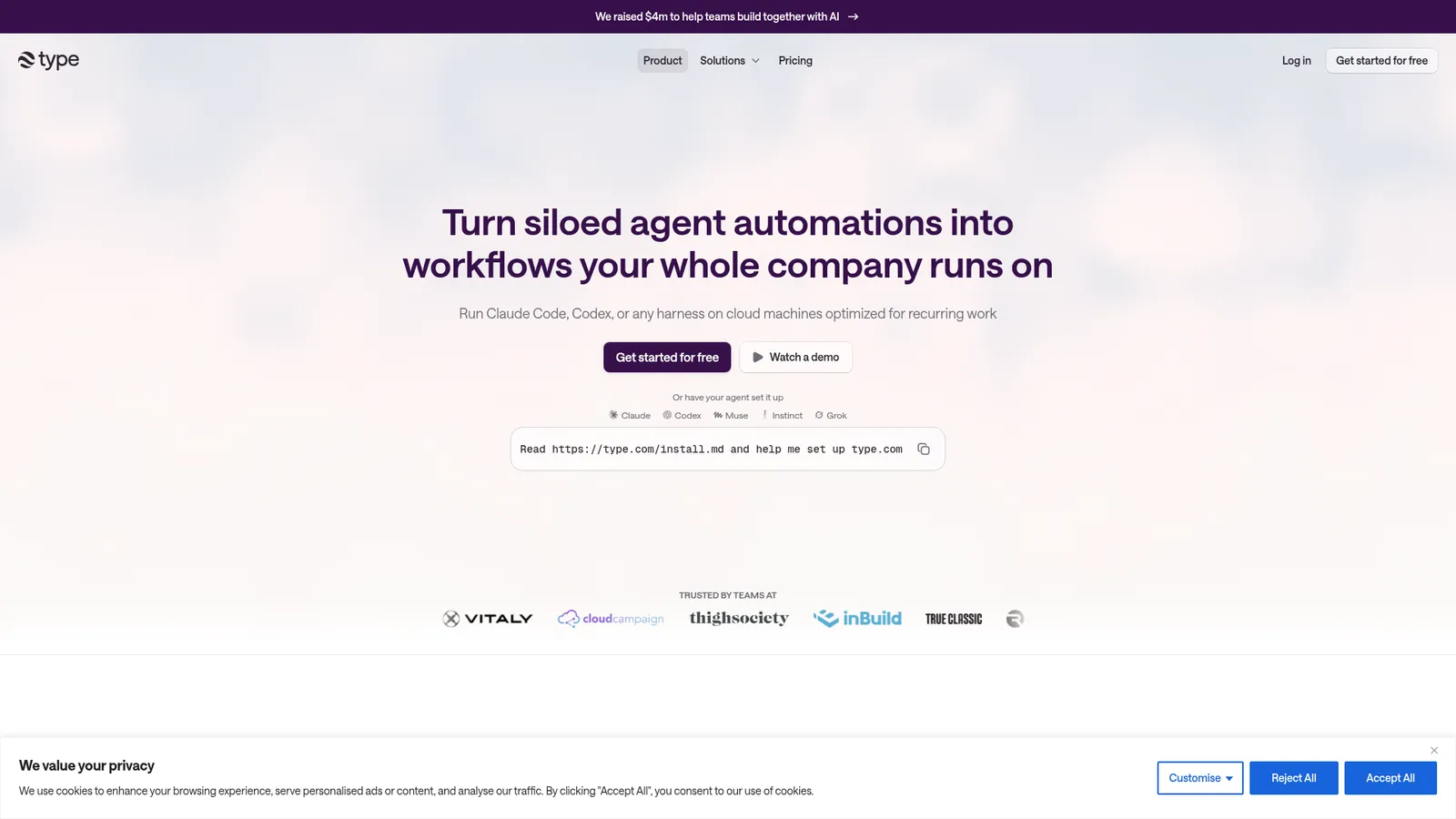 type.com screenshot 1